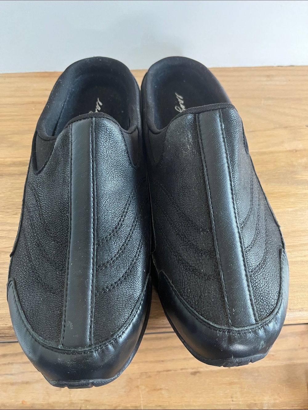 Easy Spirit Black Slip-On Loafers